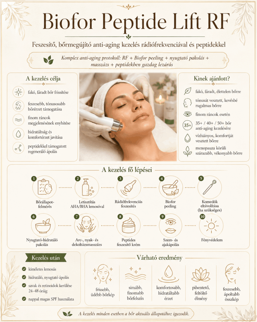 Biofor Peptid Lift RF kezelés