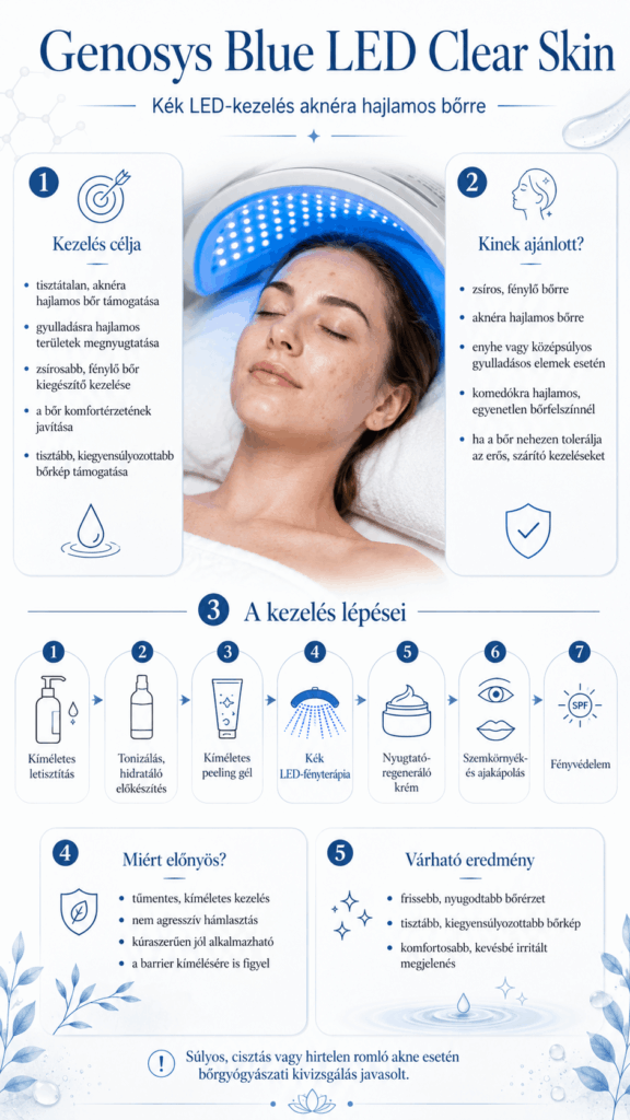 Genosys Kék Led kezelés