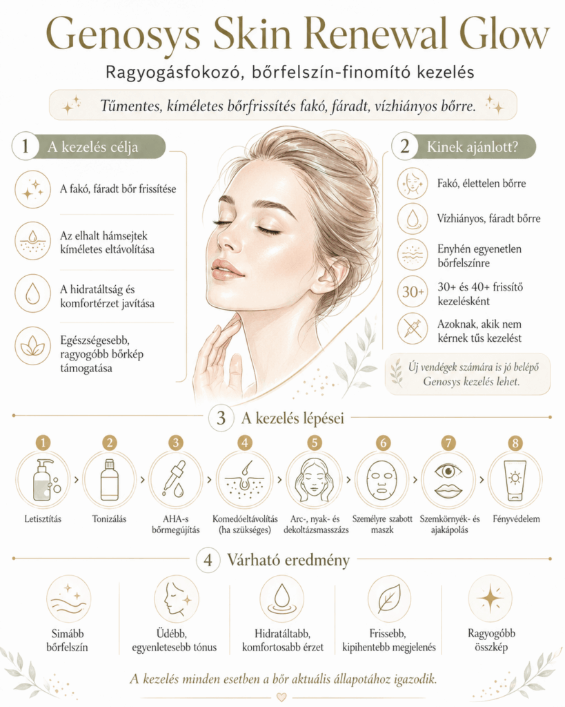 Genosys Skin Renewal Glow kezelés