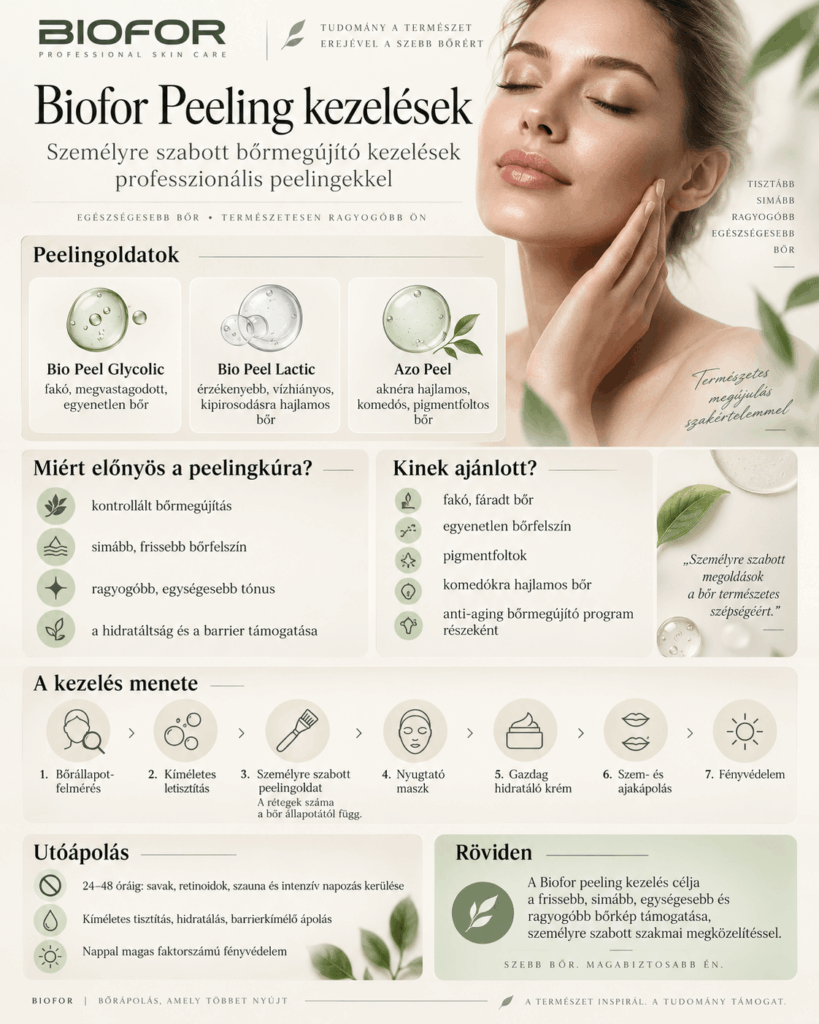 Biofor peeling kezelés Debrecenben